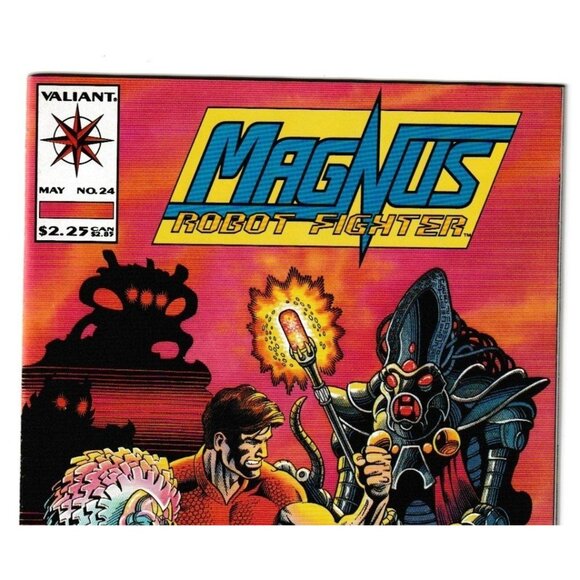 Valiant Magnus Robot Fighter May #24 Vintage Collectible Comic Book - Picture 4 of 10